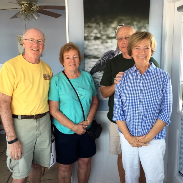 Paul and Elaine from Yale, MI spend a month in Ormond Beach each winter. We always try to see them at least once while they're down this way. It was great having lunch with them Friday at The Blue Heron. Hope you see them again on the island this summer!