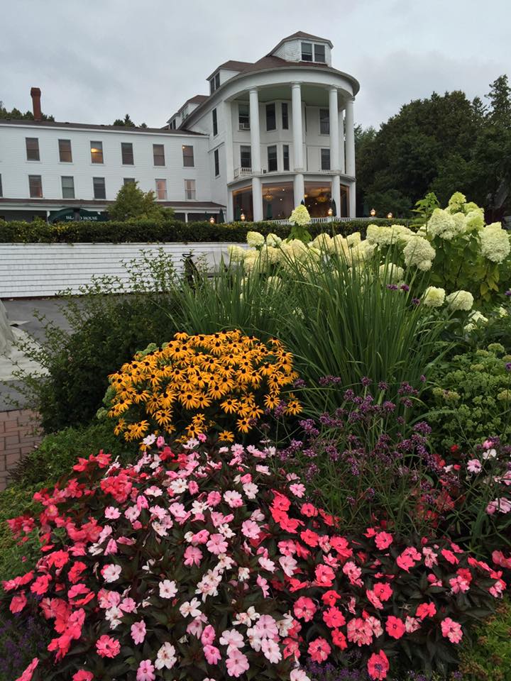 The Island House's magnificent flower gardens